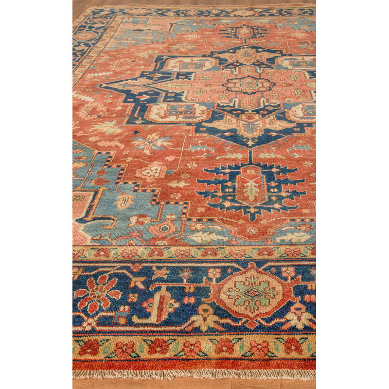 Antique Weave Serapi Wool Oriental Area Rug, Rectangle 10' x 14'