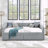 Upholstered Daybed Trundle Sofa Bed With Two Drawers-1579200982