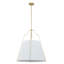 Luminaire suspendu en métal Suri, laiton poli