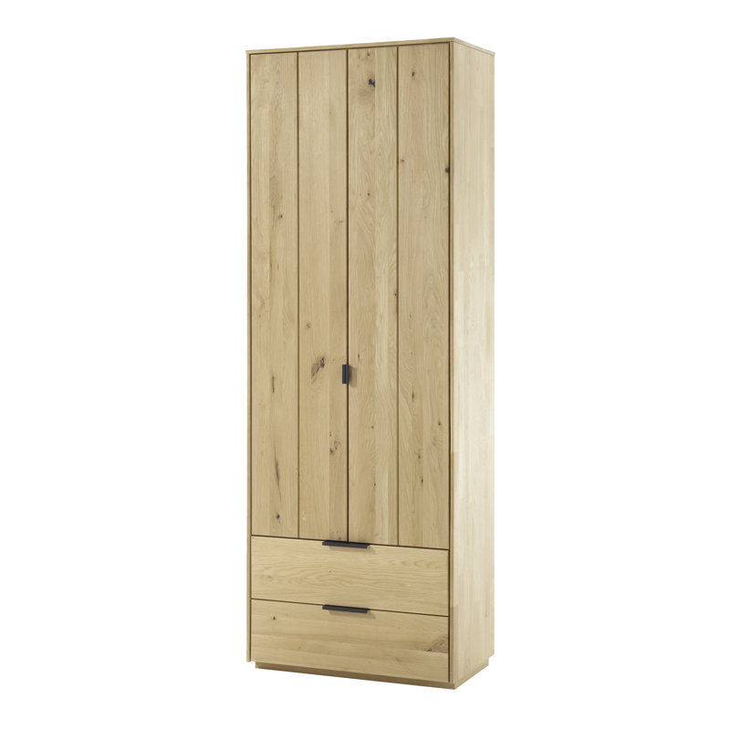 Skyline 2 Door Solid Wood Wardrobe