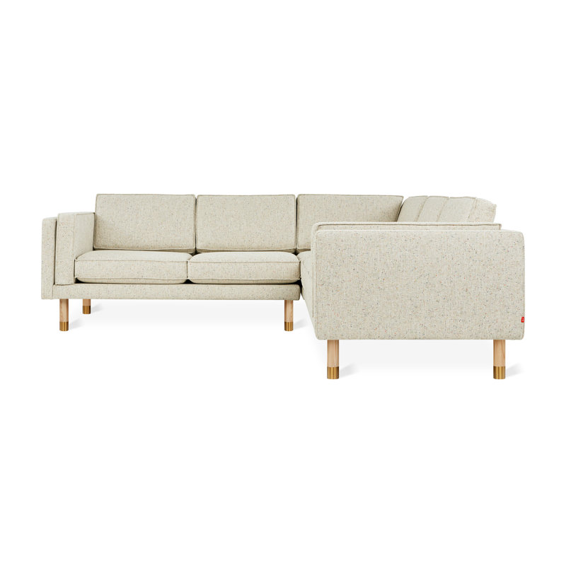 Canapé bi-modulaire Augusta, Mélange de polyester et de lin Funfetti