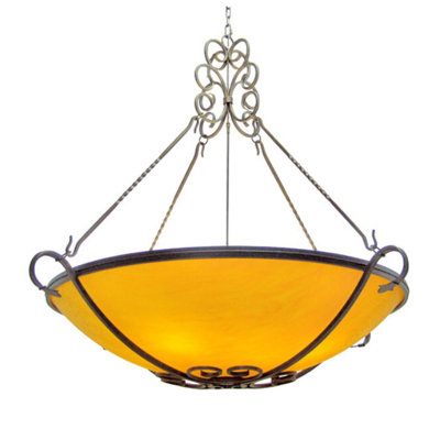 Luminaire suspendu unique à 8 lumières Alaine