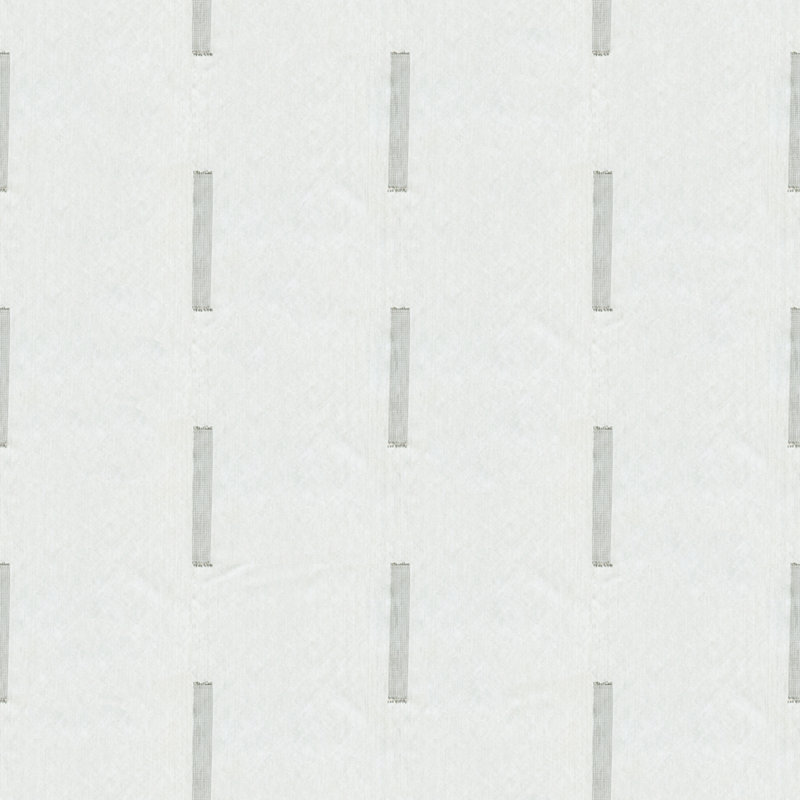 Contract Fabric, White/Silver