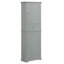 Grande armoire de rangement pour salle de bain, armoire de rangement autoportante avec tiroir et tablette réglable, armoire d'appoint-1995568707