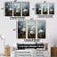 «Snowdrops Moonlit Whispers III - Snowdrops», ensemble d'art mural-107761764-107761761
