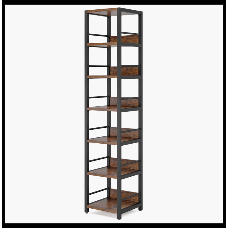 Étagère d'angle à 6 niveaux, étagère de rangement étagère étroite