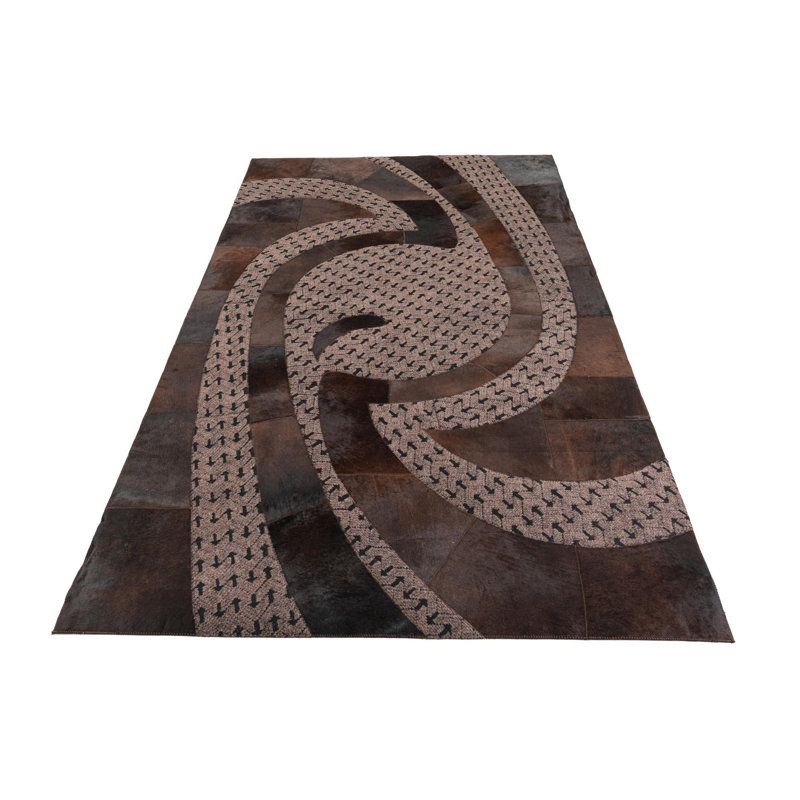 Tapis brun foncé Nakayama