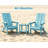 Outdoor All-Weather Foldable Adirondack Chair, Fade Resistant & Easy to Clean for Patio, Garden and Fire Pit Use-1947197963