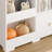 Aaronda 70.7" W x 51.1" H Bookcase 4 Tier 9 Cube Bookshelf with Drawers Horizontal Toy Storage Organizer-1406484951