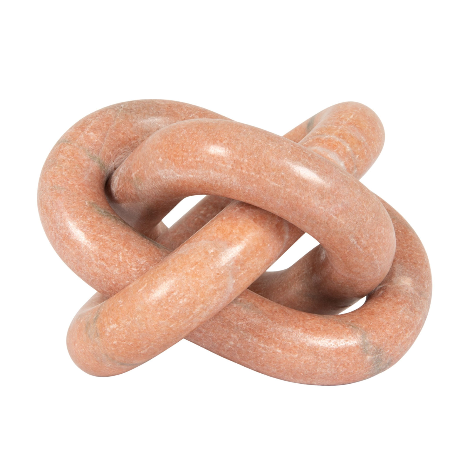 Gwennie Genuine Marble Sculpture, Pink