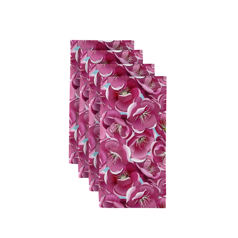 Maxton Polyester Floral Square Napkin