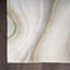 Tapis beige / noir / gris en viscose touffeté à la main Abstract-87183820