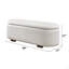 Banc en noyer Boucle avec rangement