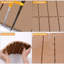Carreaux de terrasse en plastique emboîtables, 12,00 po x 12,00 po (paquet de 44), revêtement de sol extérieur imperméable pour toutes les saisons-116657713