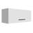 Latitude Run Slim Garage and Utility Room Wall Storage Cabinet with Horizontal Door and Shelves 31 Inch Wooden Organization Unit - White