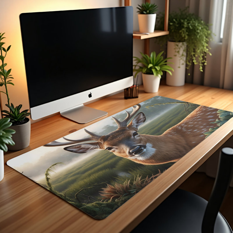Polyester Desk Pad, 14.4x12.1