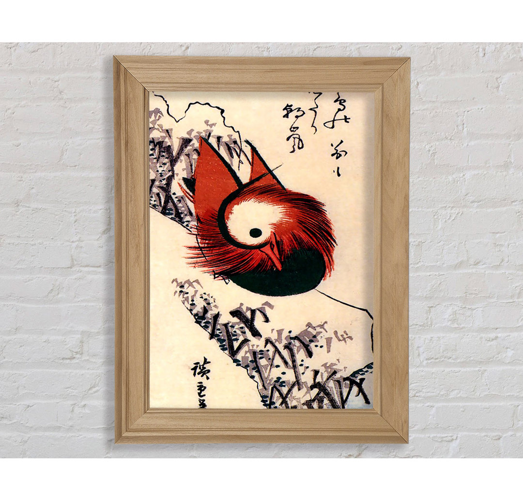 Hiroshige MandarIn Duck - Einzelner Bilderrahmen Kunstdrucke