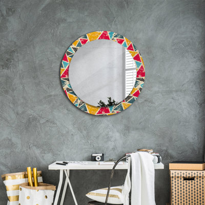 Huldar Glass Flat Wall Mirror