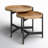 Milda Solid Wood Tray Top Nesting Tables