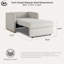 Fauteuil-lit convertible Serta Durango de 46 po de large, taille simple, bouclé-128726330