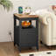 Tacito 23.6'' Tall 2-Drawer End Table with Storage and Charging Station-1673764313
