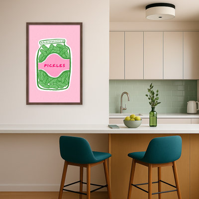 «Pickles» par Aislinn Simmonds, reproduction d'art sur toile encadrée