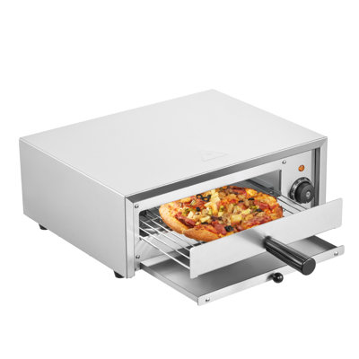 Four électrique à pizza de 12 po avec four à température réglable et plateau amovible