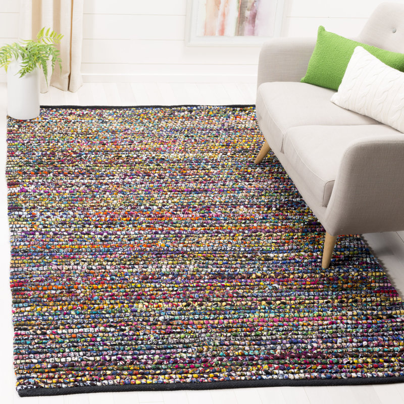 Tapis en coton / jute Abhay, Rectangle 5 pi x 8 pi