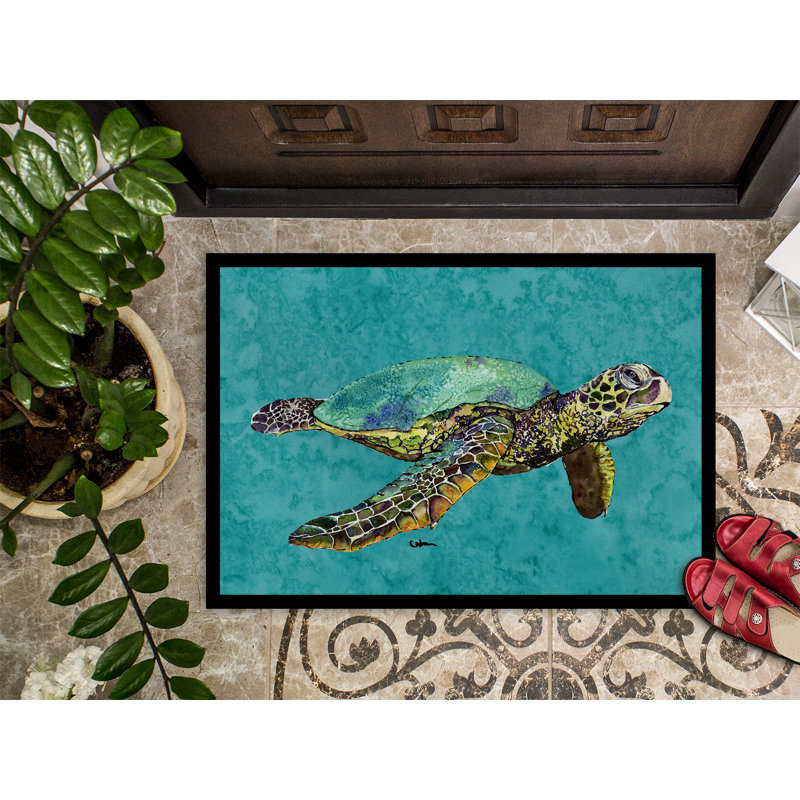 Tapis d'entrée antidérapant Edlohman, Rectangle 1 pi 6 po x 2 pi 3 po