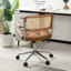 Chaise de bureau en cuir Carli-1779174991