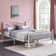 Auxter 38" Metal Platform Bed Frame with Parisian Style Headboard and Footboard, Heavy-duty Slats Support, Under Bed Storage, No Box Spring Needed