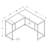 Accent Table, L-Shaped Console Table, Behind Couch Table