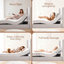 Base de lit réglable ergonomique pour grand lit, base de lit réglable avec inclinaison de la tête et des pieds, base électrique avec télécommande sans fil, masseur