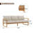 Outdoor Patio Sofa With Cushions