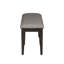 Banc rembourré en lin Reber