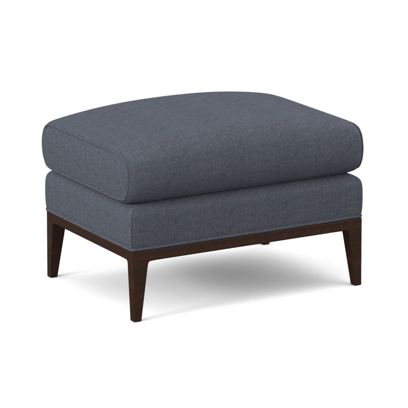 Cooper Ottoman, Margaret Mahogany, American Walnut