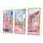 Toile naturelle avec cadre flottant