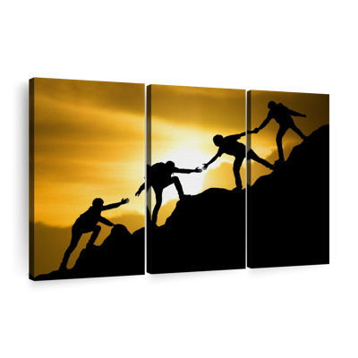 «Climbing Teamwork», 3 pièces