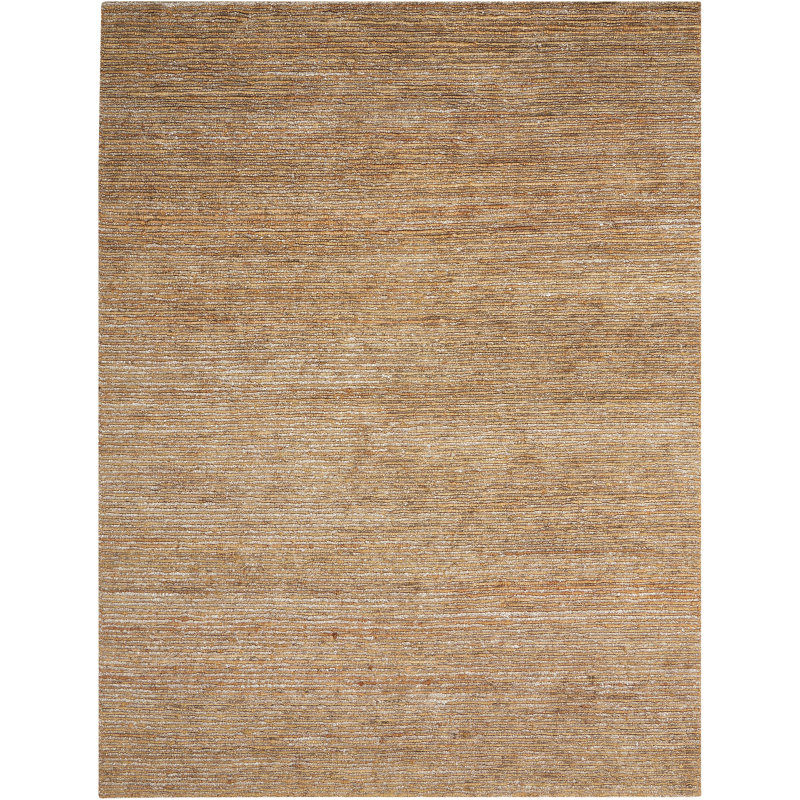 Tapis fossile tissé à la main Mesa, Rectangle 5 pi 6 po x 7 pi 5 po