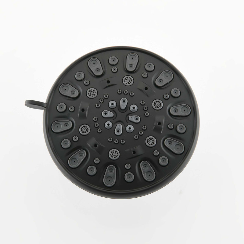 7-Spray Dual Shower System with Handheld Shower Head, Matte Black