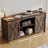 Tv Stand For Tvs Up To 70" with 2 Sliding Barn Doors and Built-In Charging Station-2124705849