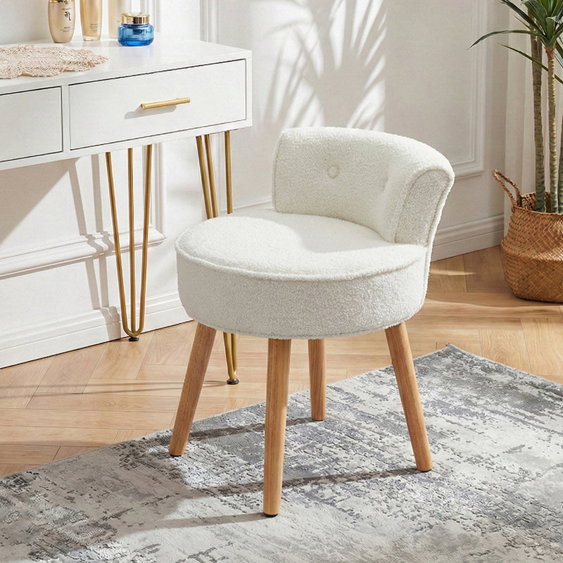 Solid Wood Accent Stool