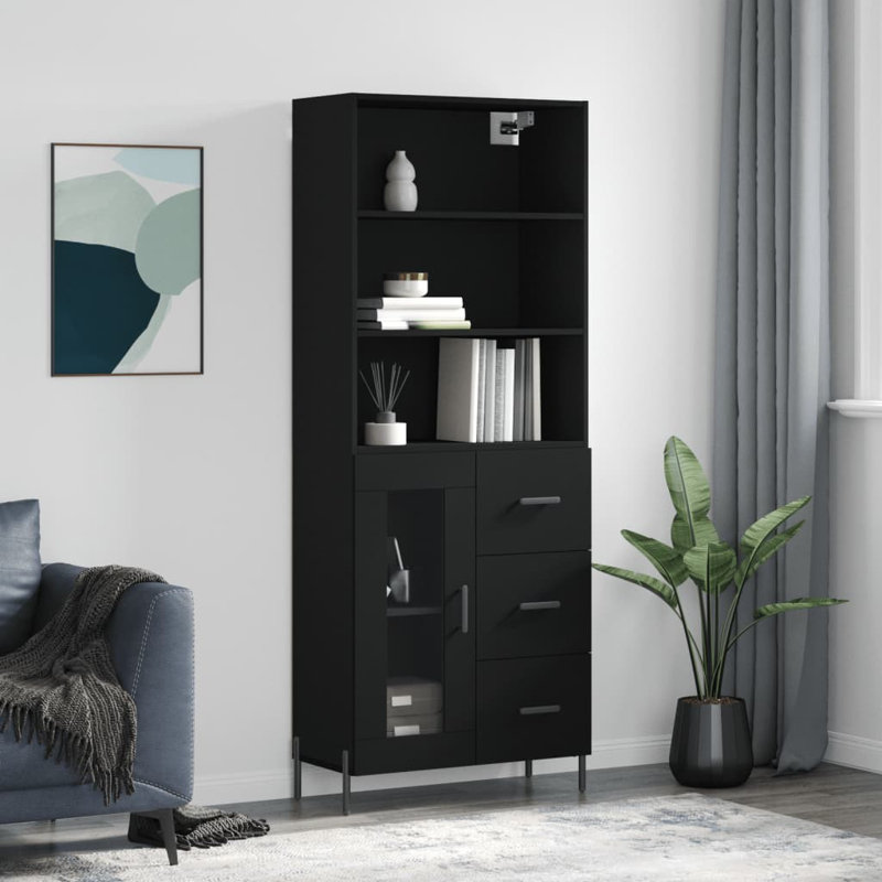 Mohsan 69.5cm Sideboard, Black