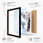 Descending Leopard Modern 1 Piece Single Picture Frame Wall Art-136678614-136678615