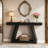 Chasidi Rectangular Pedestal Console Table-702884551