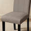 Chaises de salle à manger rembourrées Parsons (ensemble de 2) - Siège en tissu avec pieds en bois massif, chaises d'appoint de cuisine modernes-243576623