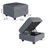Tomario 25'' Fabric Storage Ottoman-472599292
