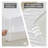 Full Size Waterproof Mattress Protector, Microfiber, 16" Deep Pocket Smooth Fitted Cover, Soft Breathable & Noiseless, Vinyl-Free Machine Washable, White-125289727-125289725