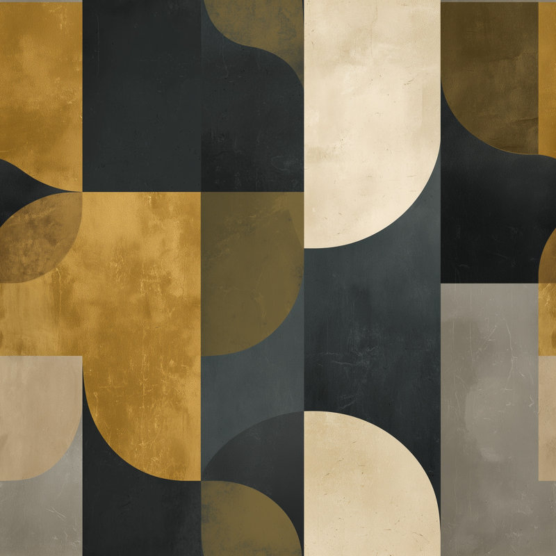 Papier peint moderne Mid Century, Non-Woven Non-Pasted