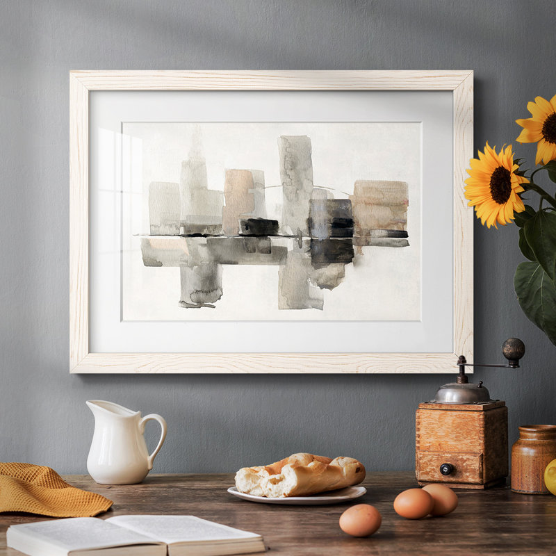 Urban Oasis I Framed On Paper Print, Blanc, H 28 po x l 42 po x P 1,5 po
